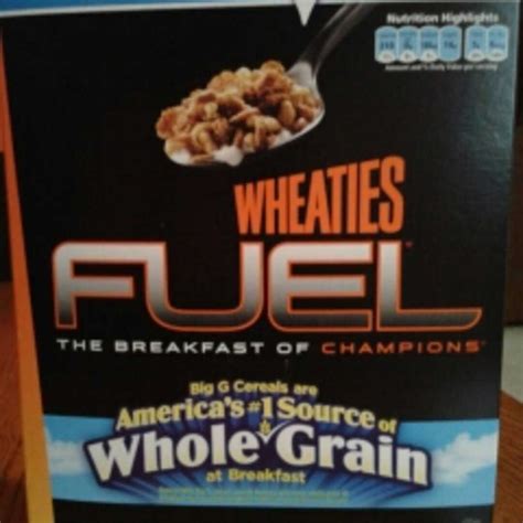 How does Wheaties Fuel fit into your Daily Goals - calories, carbs, nutrition