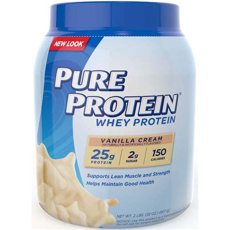 How does Whey Protein, Vanilla Cream Shake fit into your Daily Goals - calories, carbs, nutrition