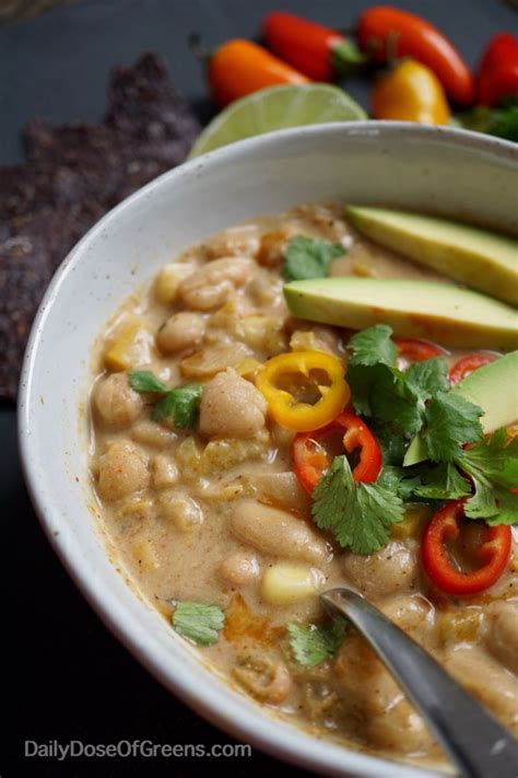 How does White Bean Chili fit into your Daily Goals - calories, carbs, nutrition