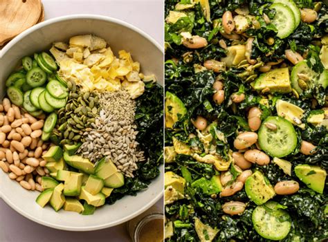 How does White Bean and Kale Salad (35089.1) fit into your Daily Goals - calories, carbs, nutrition