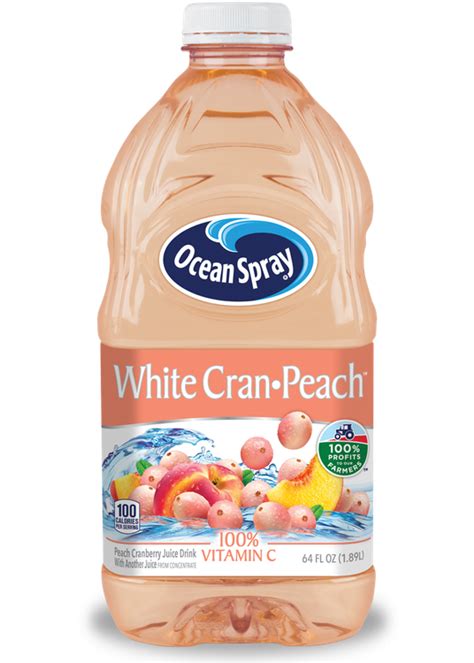 How does White Cran-Peach Juice fit into your Daily Goals - calories, carbs, nutrition