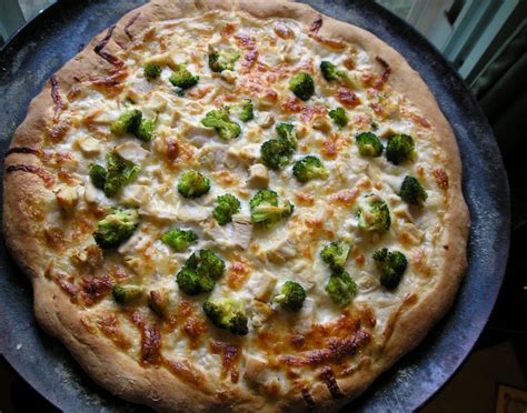 How does White Pizza with Chicken Broccoli fit into your Daily Goals - calories, carbs, nutrition