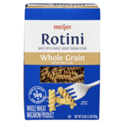 How does Whole Grain Rotini fit into your Daily Goals - calories, carbs, nutrition