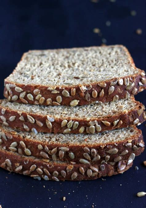 How does Whole Grain Sunflower Seed Bread fit into your Daily Goals - calories, carbs, nutrition