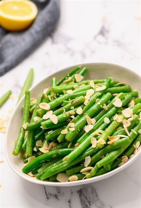 How does Whole Green Beans Almondine fit into your Daily Goals - calories, carbs, nutrition