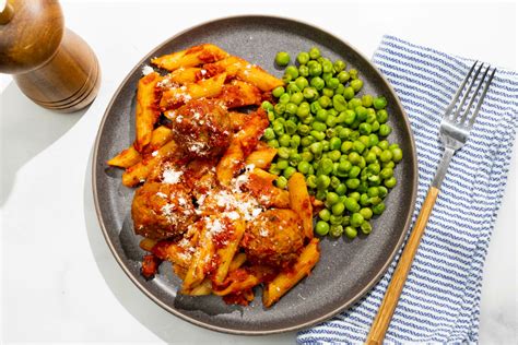 How does Whole Wheat Penne and Meatballs fit into your Daily Goals - calories, carbs, nutrition