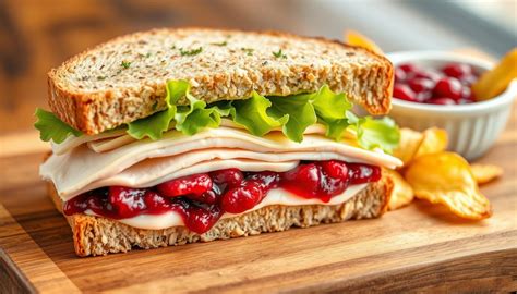 How does Wholemeal Turkey and Cranberry Sandwich fit into your Daily Goals - calories, carbs, nutrition