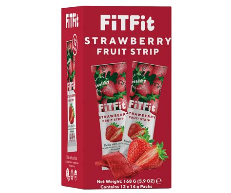 How does Wild Berry Fruit Strip fit into your Daily Goals - calories, carbs, nutrition