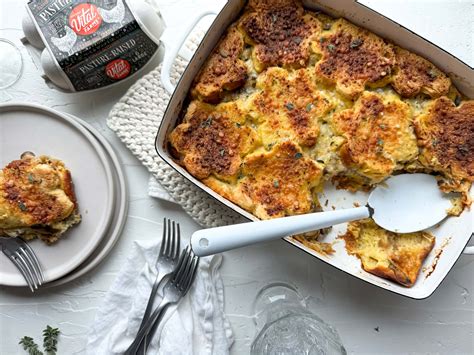 How does Wild Mushroom and Fontina Egg Strata fit into your Daily Goals - calories, carbs, nutrition