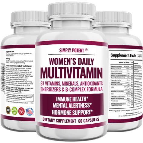 How does Women's Multivitamin fit into your Daily Goals - calories, carbs, nutrition