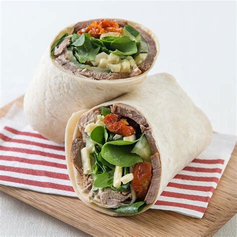 How does Wrap Roast Beef & Caramelized Onions fit into your Daily Goals - calories, carbs, nutrition