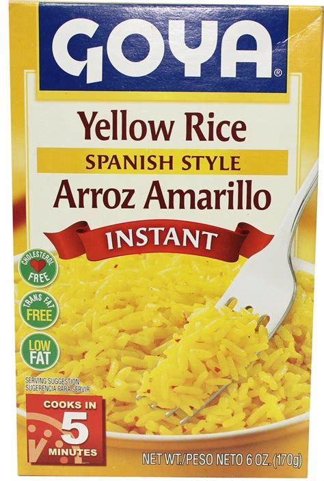 How does Yellow Rice Spanish Style fit into your Daily Goals - calories, carbs, nutrition
