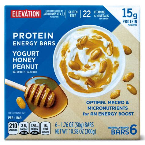 How does Yogurt Honey Peanut fit into your Daily Goals - calories, carbs, nutrition