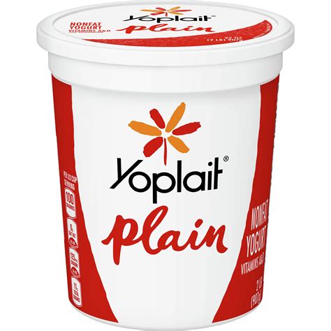 How does Yogurt Plain Non Fat Yoplait Bulk 1 oz fit into your Daily Goals - calories, carbs, nutrition