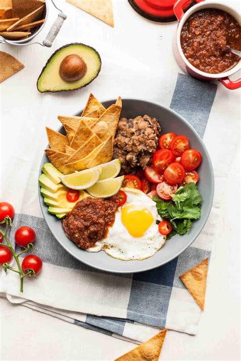 How does Zime Brkf Bowl Huevos Rancheros fit into your Daily Goals - calories, carbs, nutrition