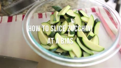 How does Zucchini Roasted Bias Cut 1/4