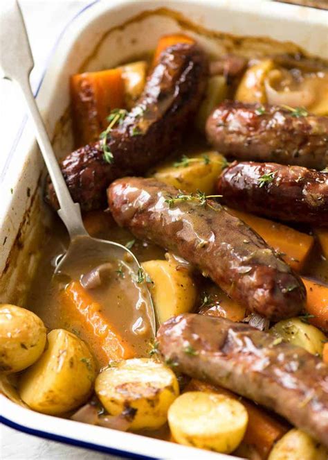 How long does it take to cook the All-in-One Sausage and Crispy Potato Bake?