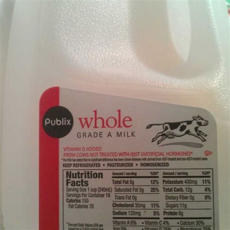 How many calories are in 1% white milk - calories, carbs, nutrition