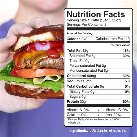 How many calories are in 1/3 pound hamburger - calories, carbs, nutrition