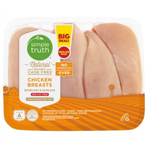 How many calories are in 100% all natural boneless skinless chicken breast - calories, carbs, nutrition