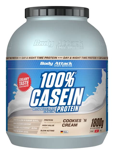 How many calories are in 100% casein cookies & cream (38 g) - calories, carbs, nutrition