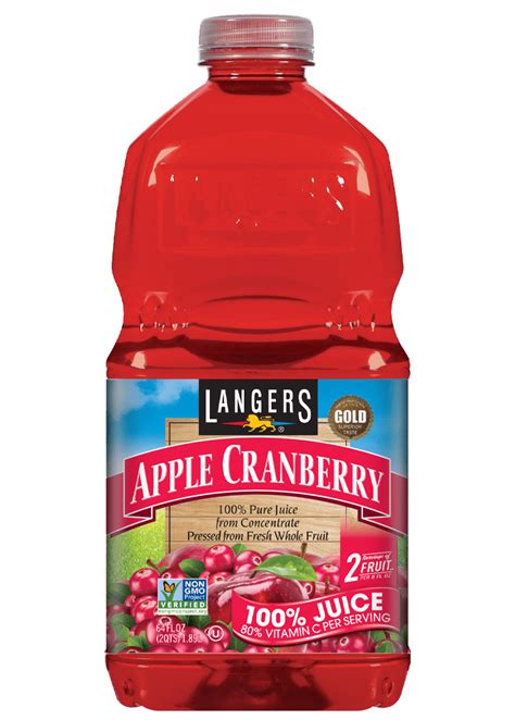 How many calories are in 100 % apple cranberry juice - calories, carbs, nutrition