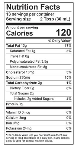 How many calories are in 1000 island dressing (62351.0) - calories, carbs, nutrition