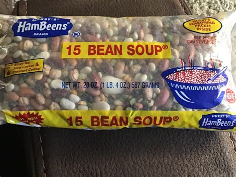 How many calories are in 15 bean soup - calories, carbs, nutrition