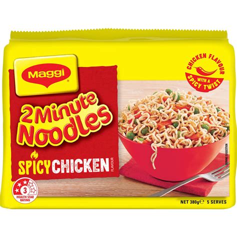 How many calories are in 2 minute noodles chicken - calories, carbs, nutrition