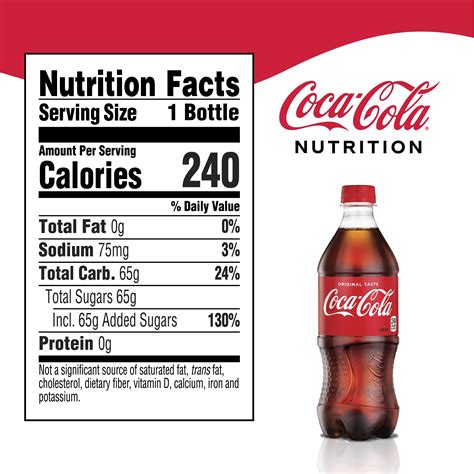 How many calories are in 20 oz - calories, carbs, nutrition