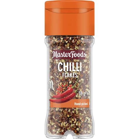 How many calories are in accompaniment - chilli flakes - calories, carbs, nutrition