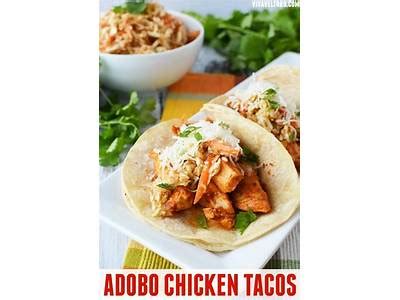 How many calories are in adobo chicken soft tacos (2) - calories, carbs, nutrition