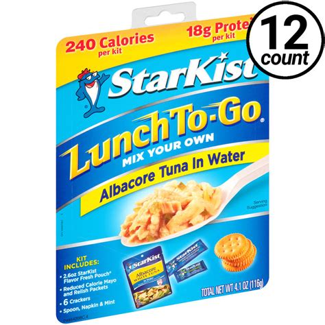 How many calories are in albacore lunch to go - calories, carbs, nutrition