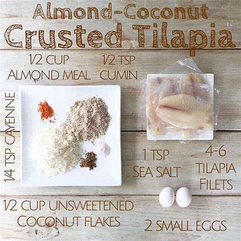 How many calories are in almond coconut tilapia with salsa - calories, carbs, nutrition