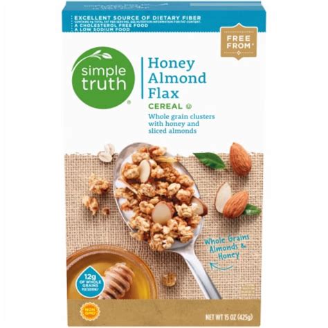 How many calories are in almond flax cereal - calories, carbs, nutrition