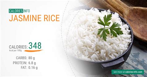 How many calories are in almond raisin jasmine rice - calories, carbs, nutrition