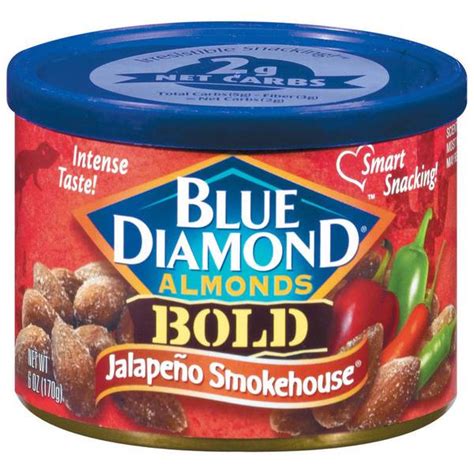 How many calories are in almonds bold jalapeno smokehouse - calories, carbs, nutrition