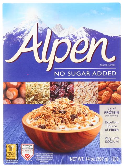 How many calories are in alpen breakfast cereal - calories, carbs, nutrition