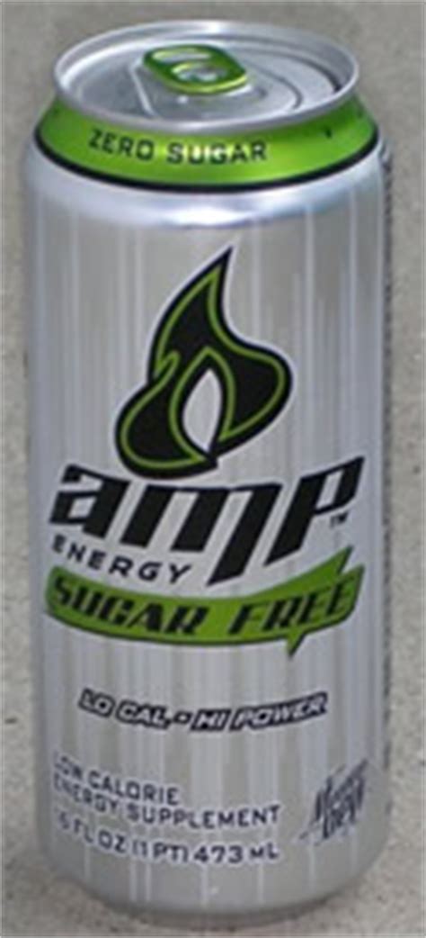 How many calories are in amp energy, lighting sugar free, 16oz - calories, carbs, nutrition