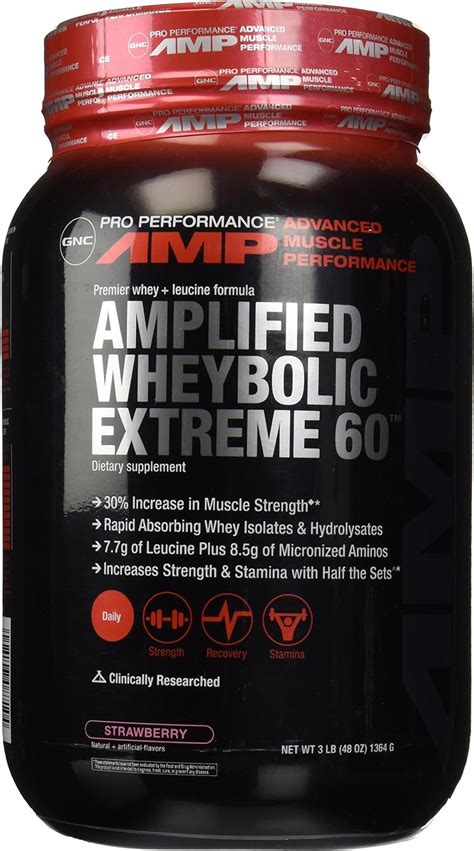 How many calories are in amplified wheybolic extreme 60 - calories, carbs, nutrition