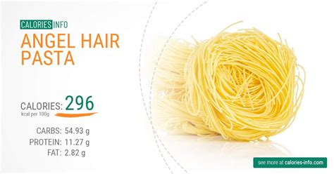 How many calories are in angel hair pasta - calories, carbs, nutrition