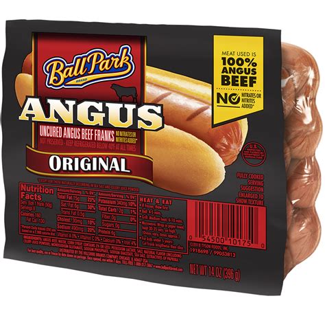 How many calories are in angus beef franks - calories, carbs, nutrition