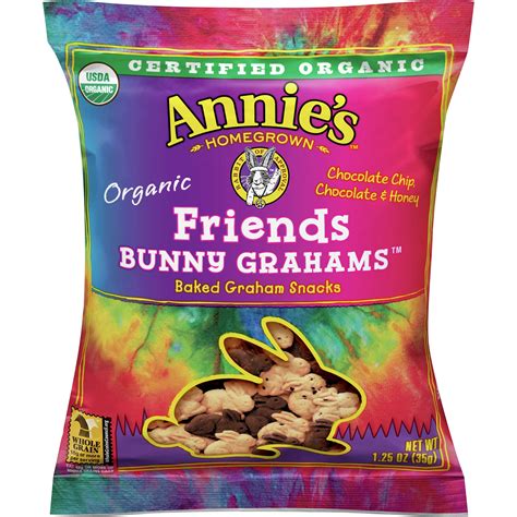 How many calories are in annie's bunny graham's - calories, carbs, nutrition