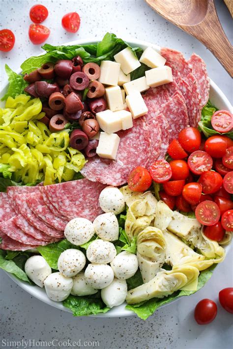 How many calories are in antipasto chopped salad - calories, carbs, nutrition