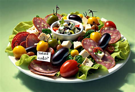 How many calories are in antipasto salad - calories, carbs, nutrition