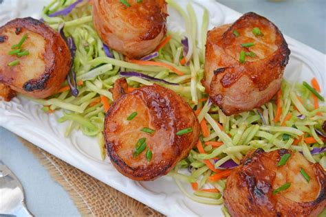 How many calories are in appetizer bacon wrapped scallop conv bbq sauce 1 ea - calories, carbs, nutrition