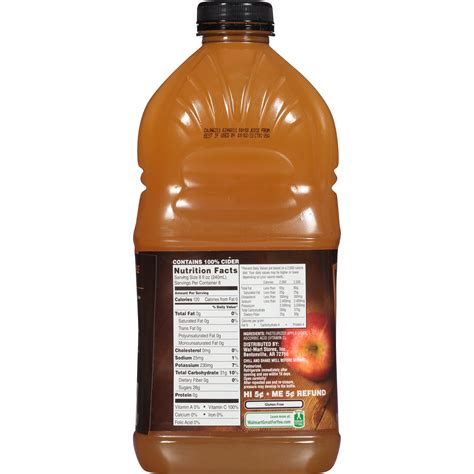 How many calories are in apple cider vinaigrette - calories, carbs, nutrition