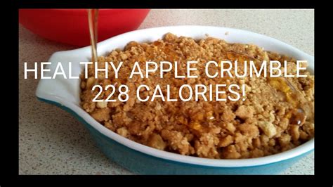How many calories are in apple crumble - calories, carbs, nutrition