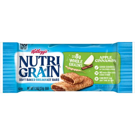 How many calories are in apple nutrigrain bar - calories, carbs, nutrition