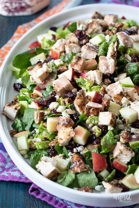 How many calories are in apple pecan chicken salad - calories, carbs, nutrition